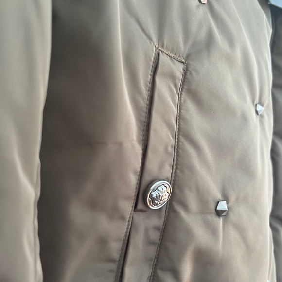 Nanette Lepore Studded Olive Bomber Jacket, Size Medium NWT! - Picture 7 of 13